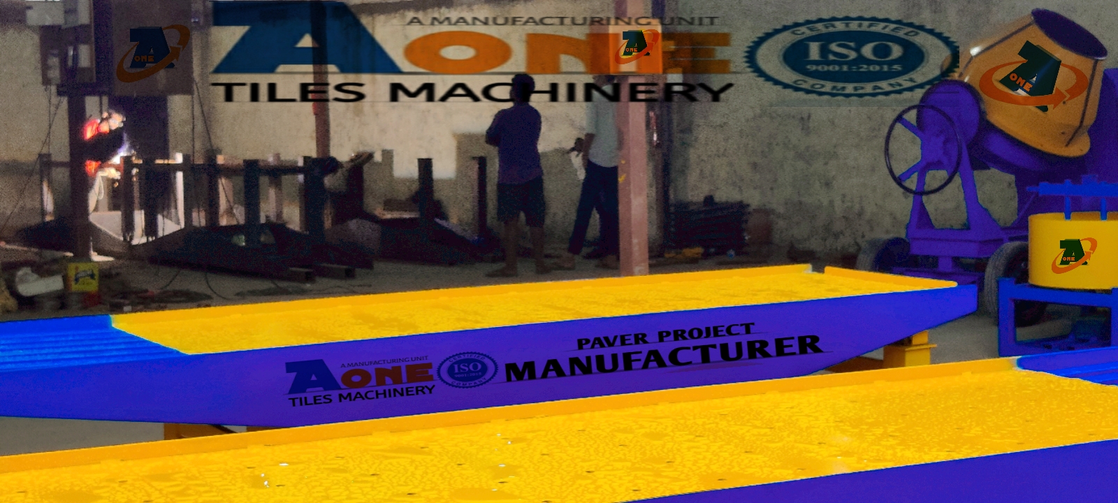 Interlocking tiles making machine in Maharajganj