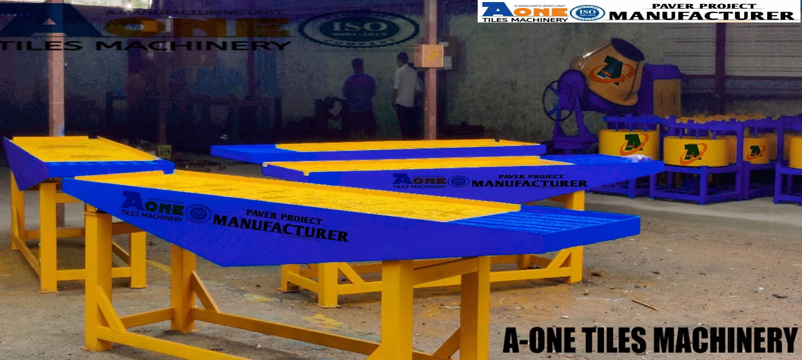 Interlocking tiles making machine in Khagaria