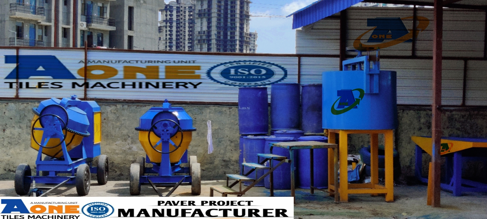 Interlocking tiles making machine in Rajanna sircilla