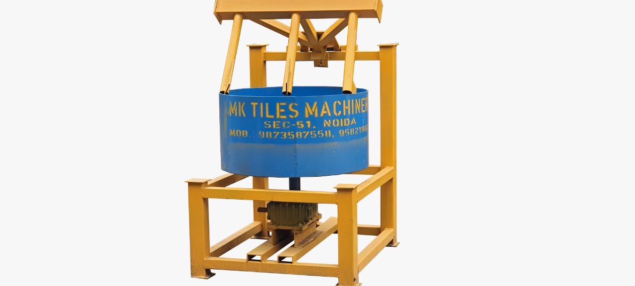 Inter locking tile making machine