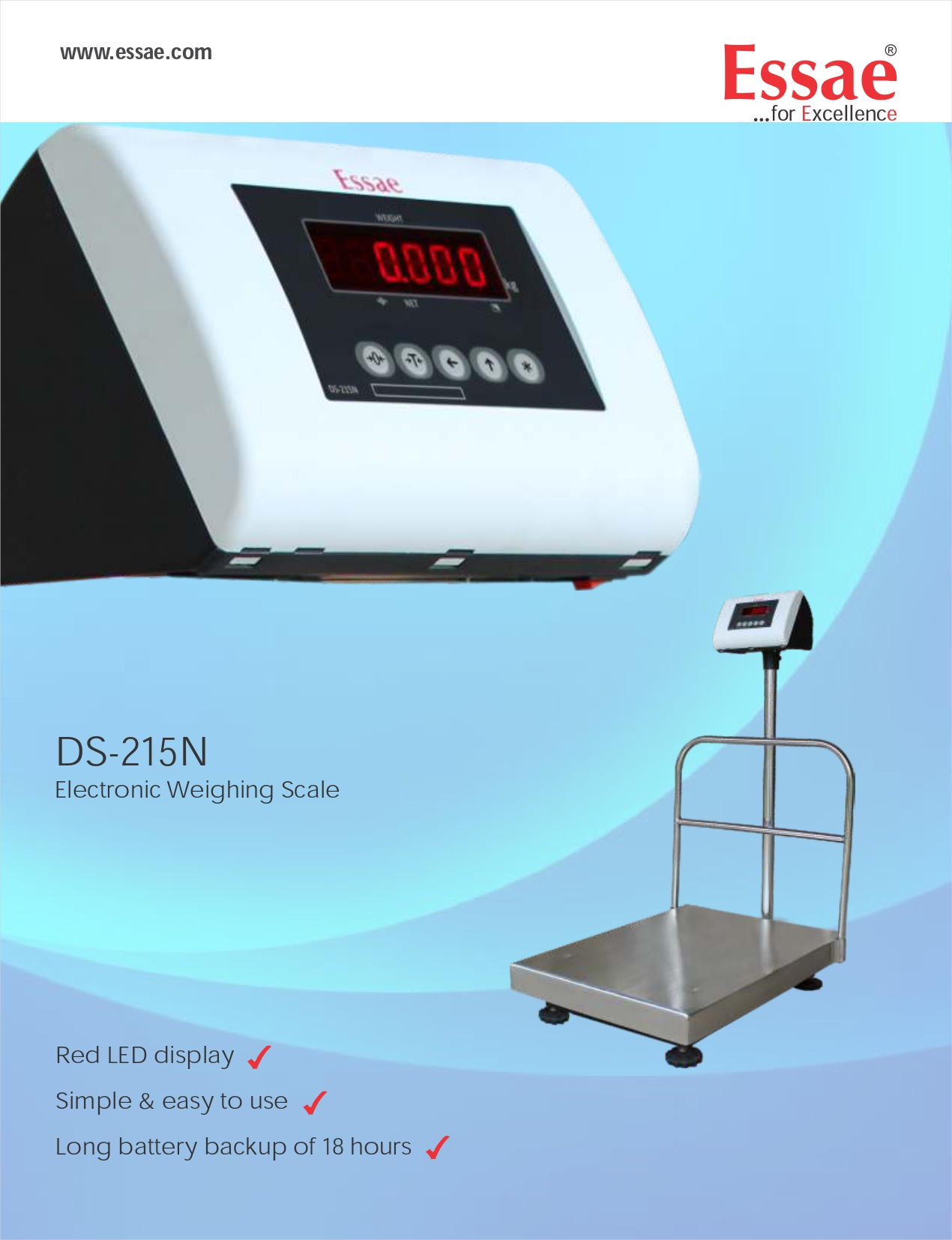 Essae Weighing Machine Dealer in Gurgaon