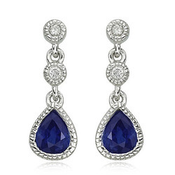 Sapphire Earring Export in Delhi