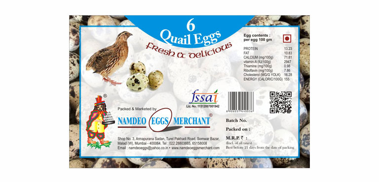 Quail Eggs export in mumbai