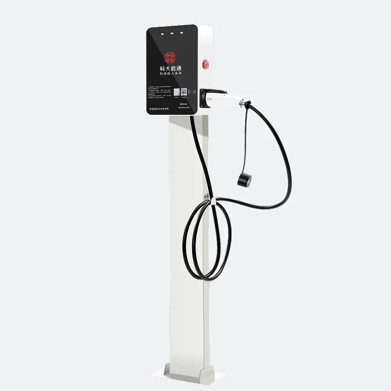 Operational AC EV Charging Pile, 230V, 240V, 400V, 50-60 Hz